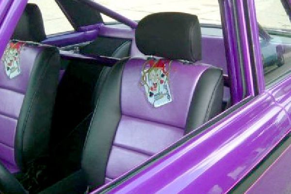 Custom auto interior by Barry Seat.